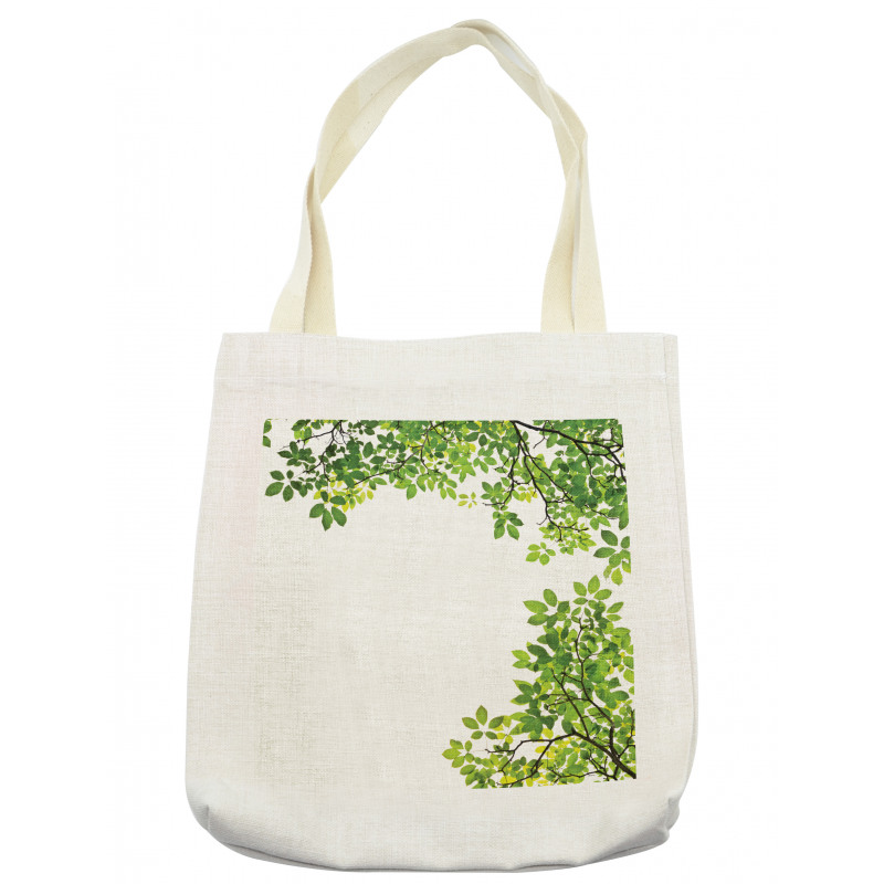 Fresh Branch with Leaves Tote Bag