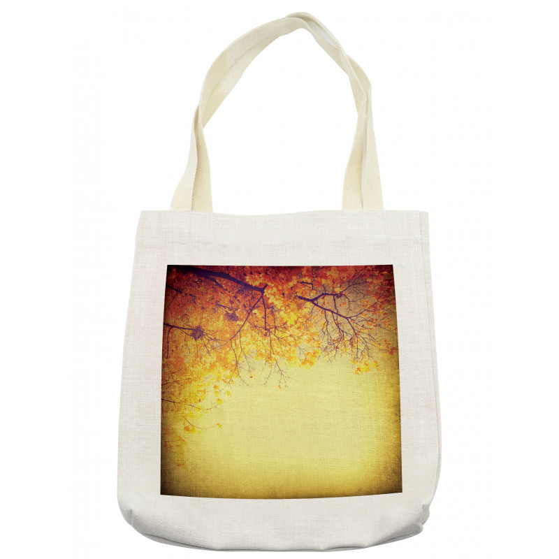 Retro Autumn View Tote Bag