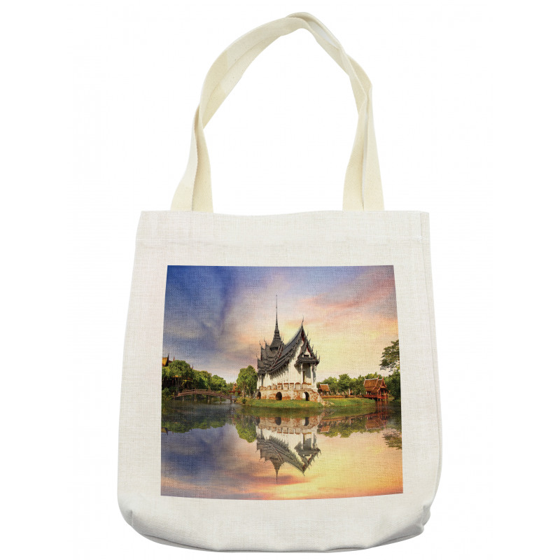 Medieval Building House Tote Bag