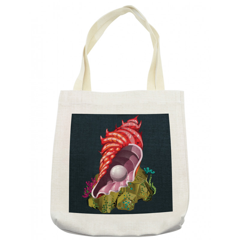 Underwater Shell Stone Tote Bag