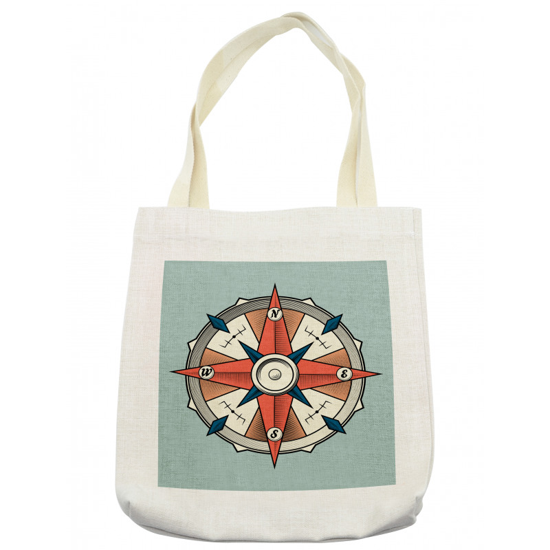 Cruise Compass Grunge Tote Bag