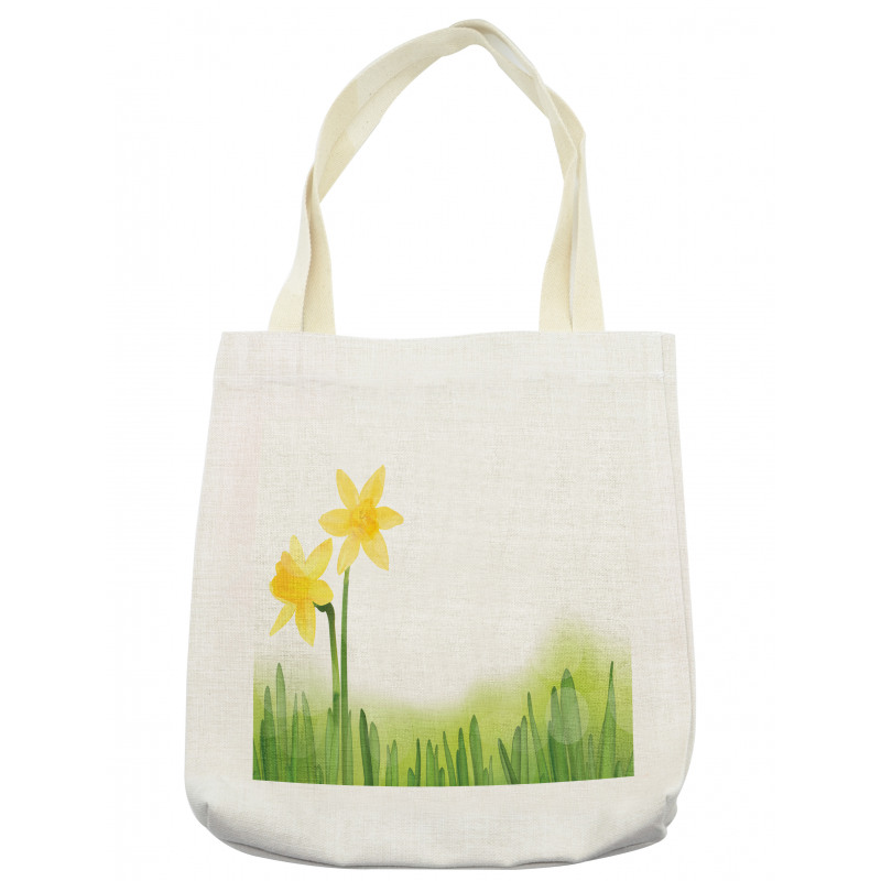 Daffodils with Grass Tote Bag