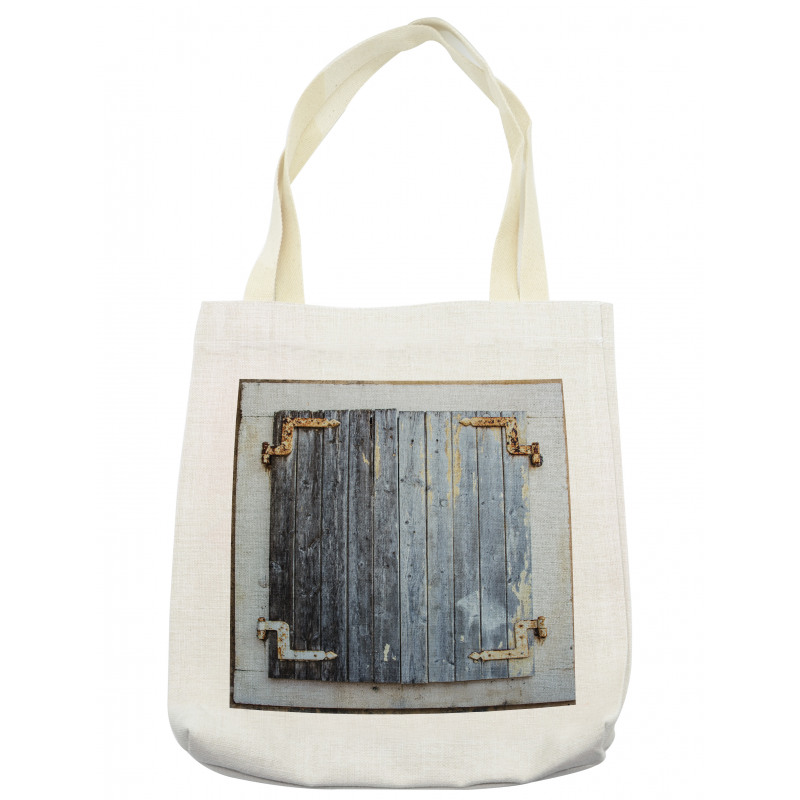 Antique Wooden Window Tote Bag