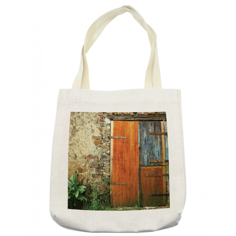 Old French Wooden Door Tote Bag