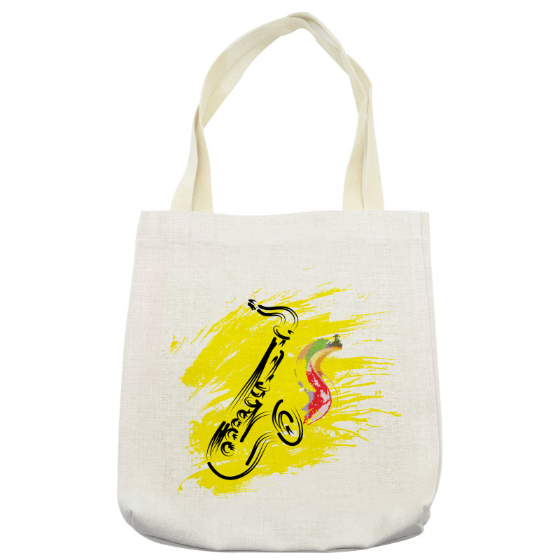 Jazz Saxophone Tote Bag