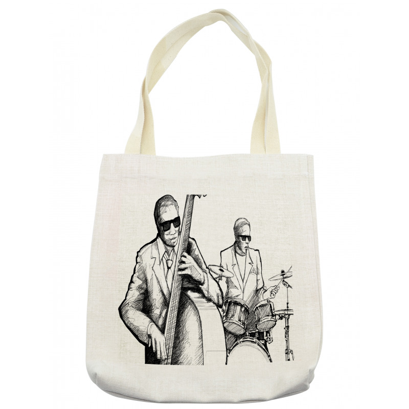 Jazz Band Musicians Tote Bag