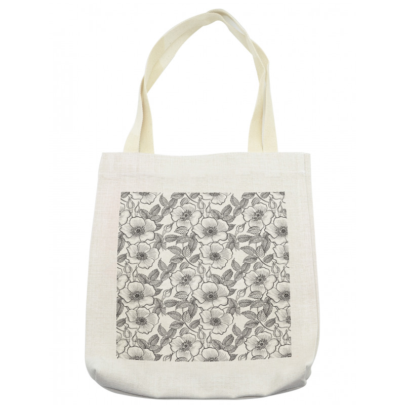 Budding Blossoming Flowers Tote Bag