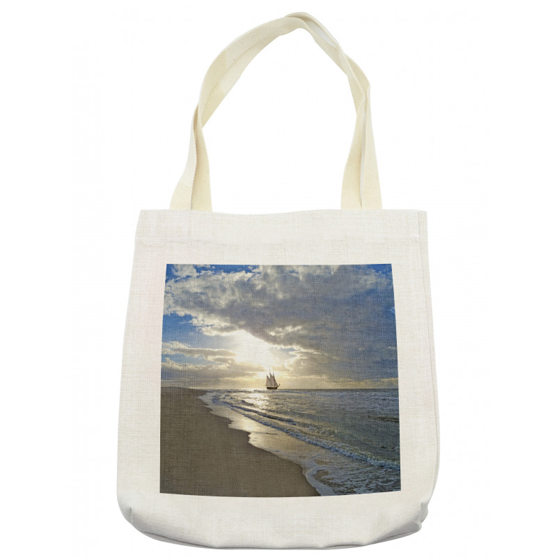 Sailing Shipt Sunset Tote Bag