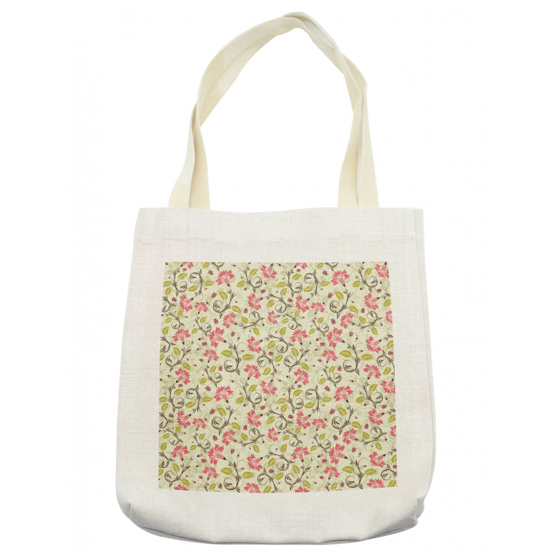 Bridal Flower Patterns Tote Bag