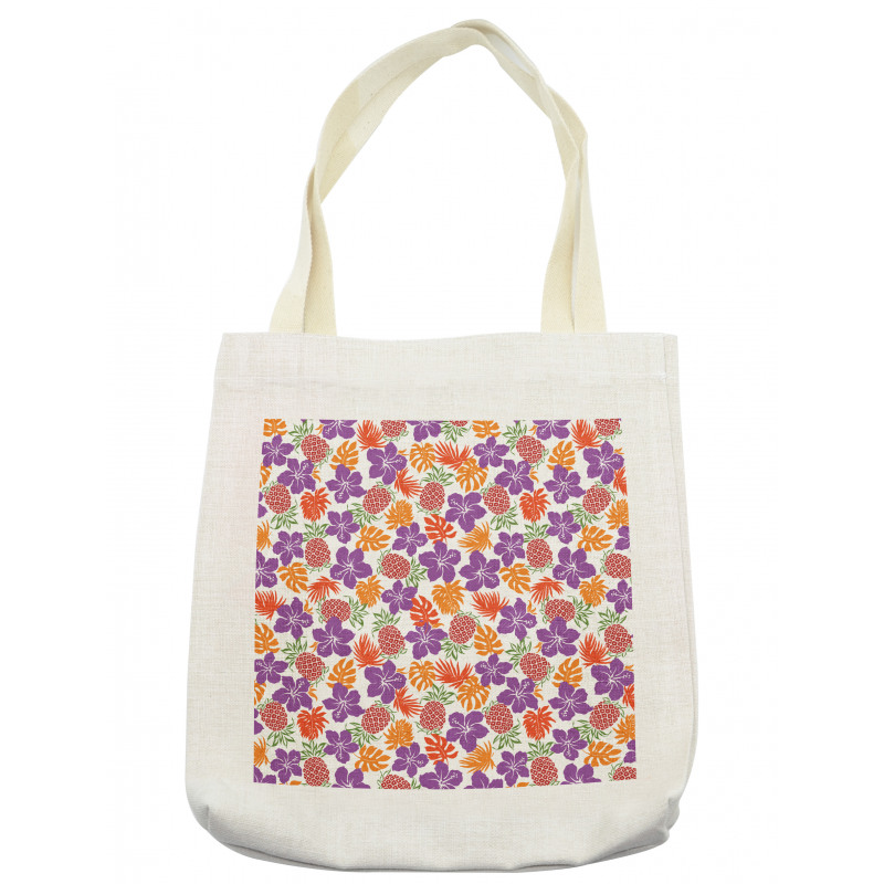 Tropical Hawaii Hibiscus Tote Bag