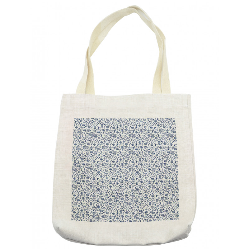 Anchor Helm Lighthouse Tote Bag