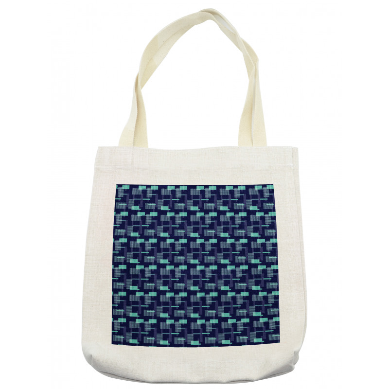 Modern Surreal Shapes Tote Bag