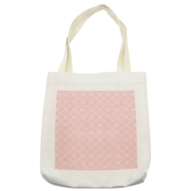 Grid Ornate with Stars Tote Bag