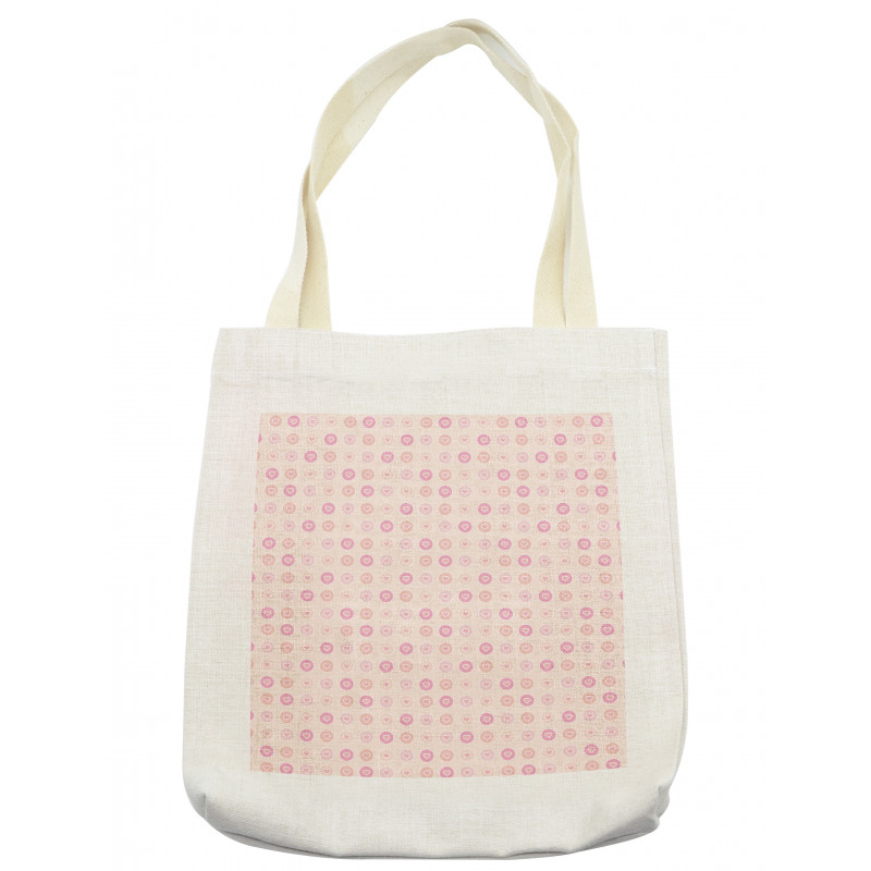 Little Hearts in Rounds Tote Bag