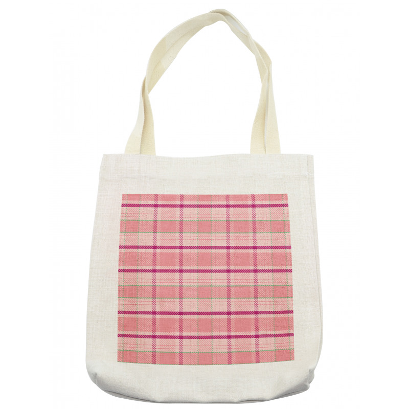 Tartan Plaid Pattern Squares Tote Bag