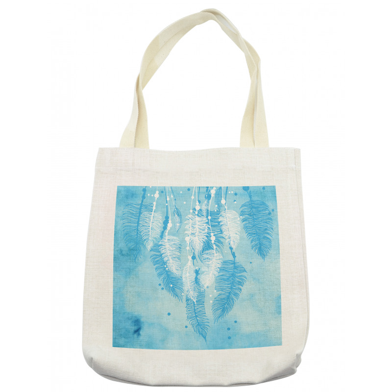 Boho Feather Tote Bag