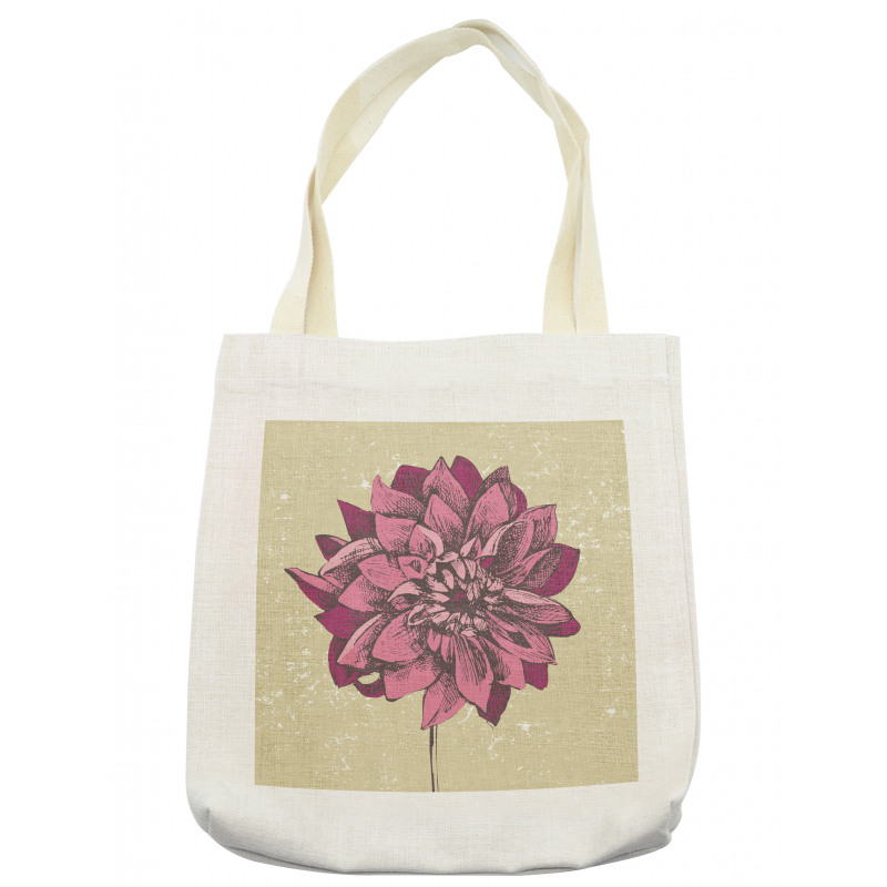 Dahlia Flower Bohemian Tote Bag