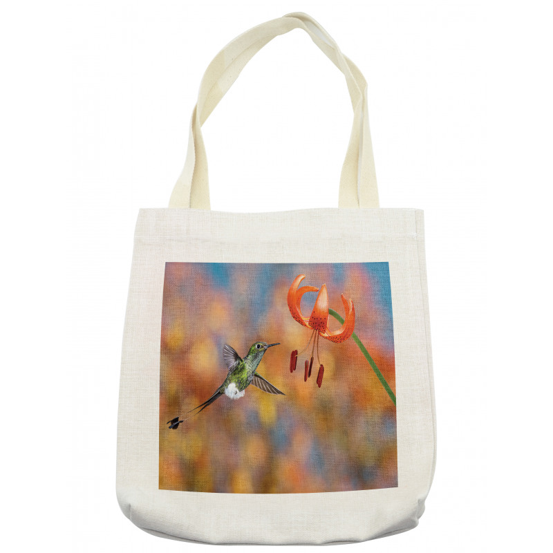 Racket Tail Lily Nectar Tote Bag