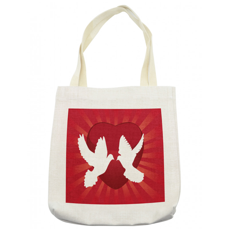 Doves Peace Symbol Romantic Tote Bag