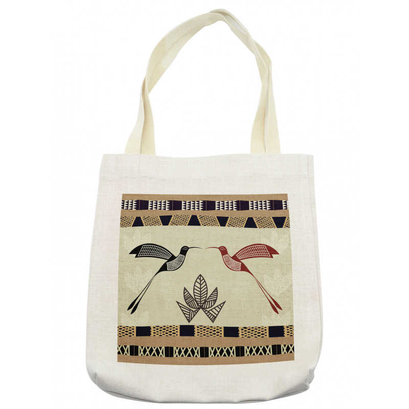 Bamboo Leaf Birds Art Tote Bag