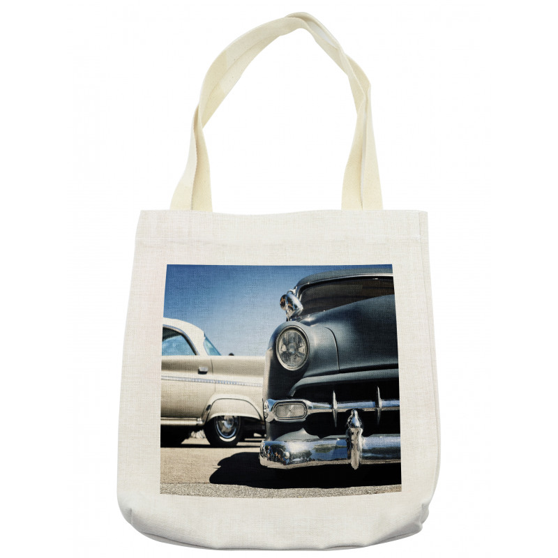 Fifties Auto Wheels Tote Bag