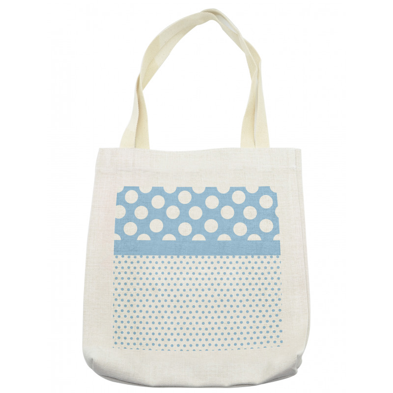 Baby Blue Polka Dots Tote Bag