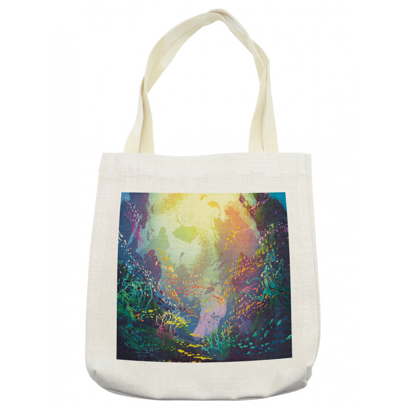 Coral Reef Aquarium Art Tote Bag