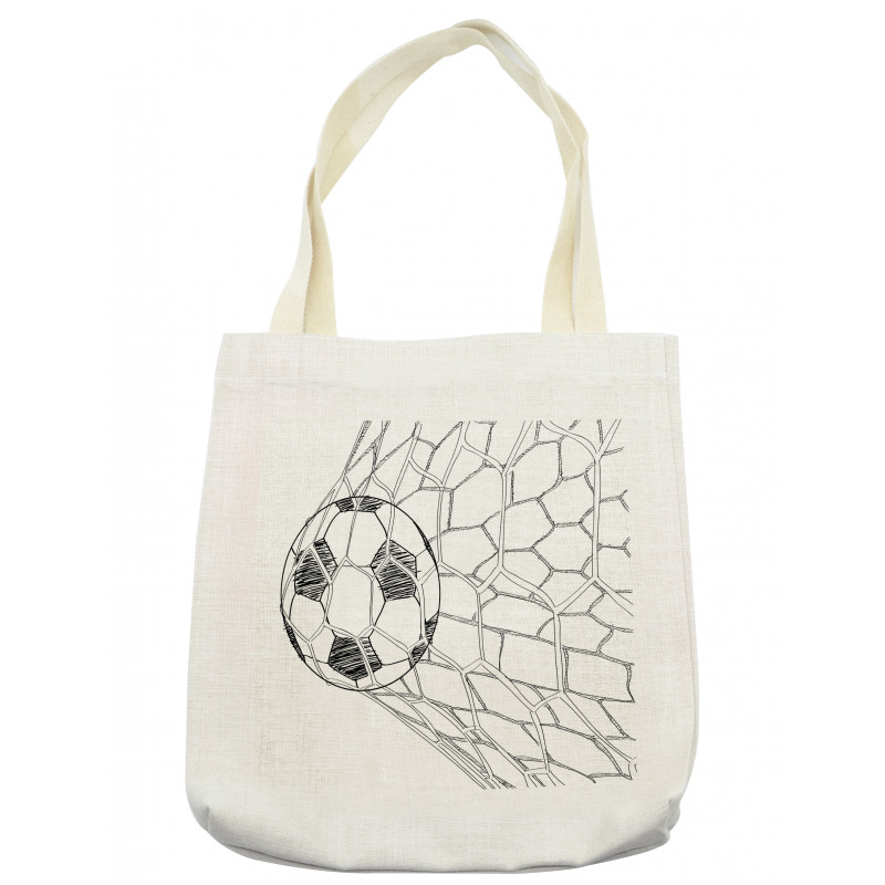 Soccer Ball in Net Tote Bag