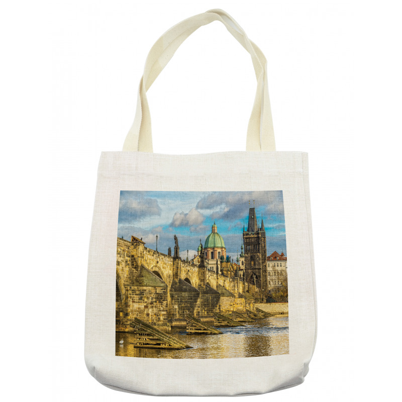 Czech Antique Castle Tote Bag