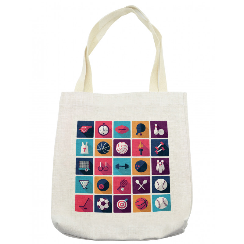 Bowling Collage Tote Bag