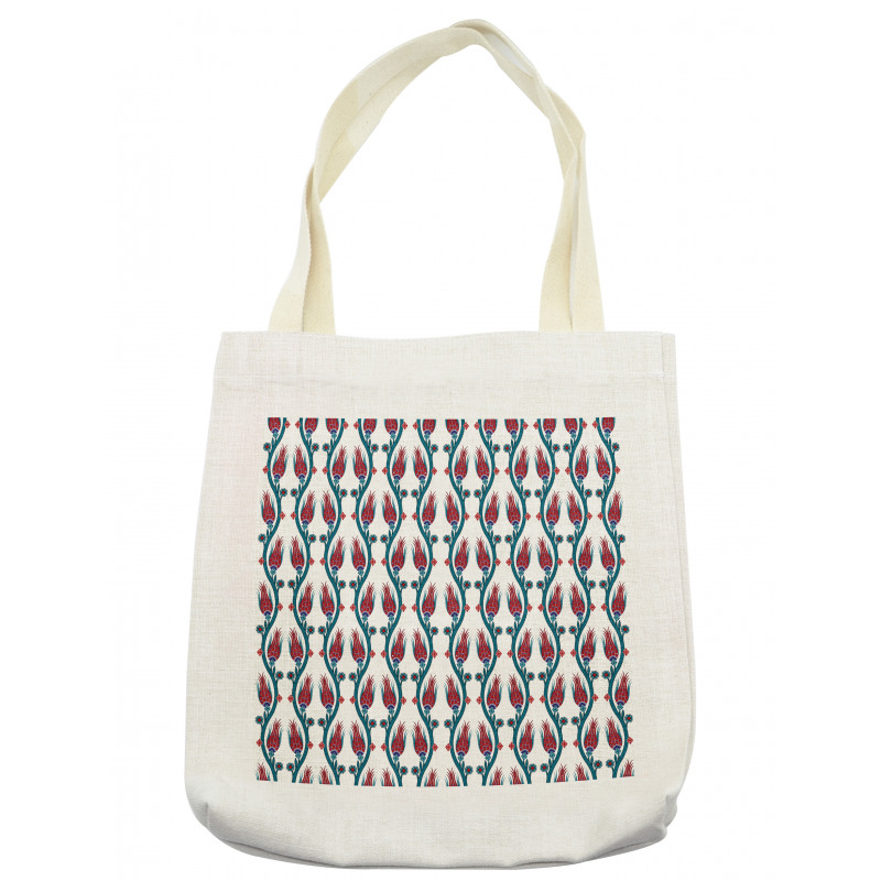 Ottoman Style Floral Art Tote Bag