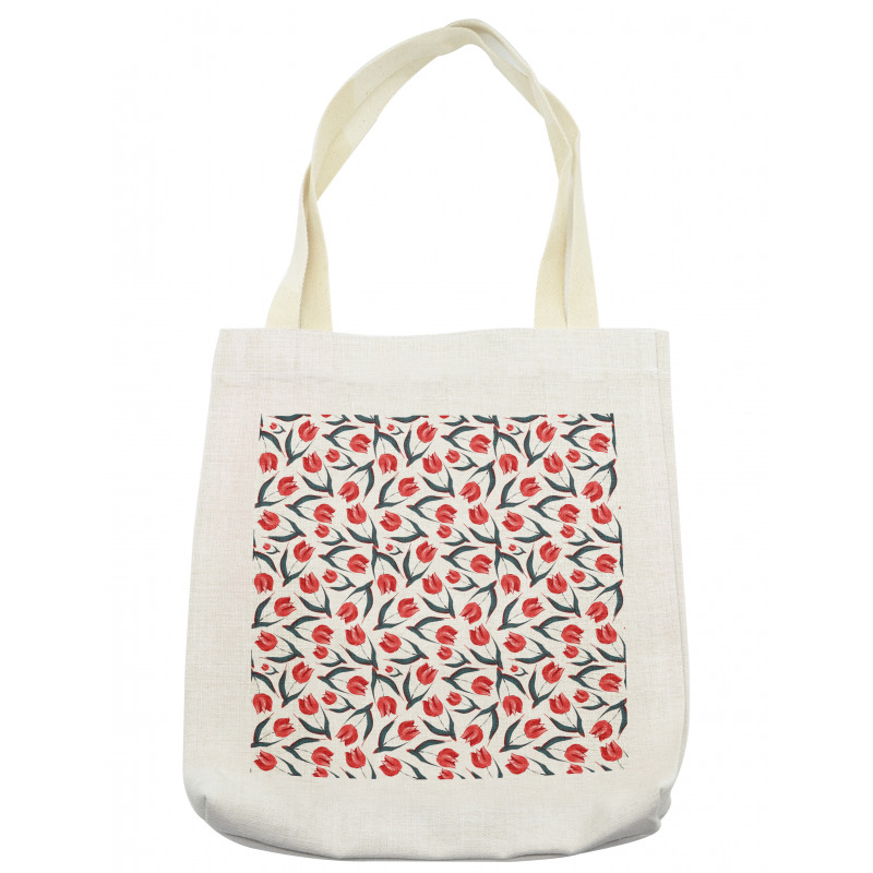 Vintage Inspired Tulips Tote Bag