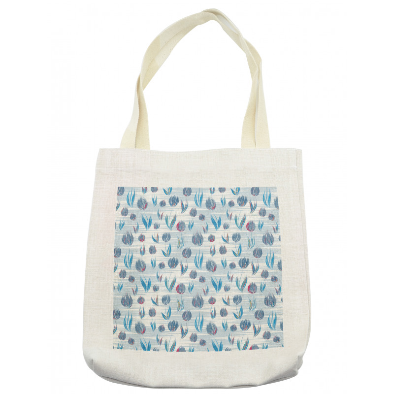 Painting Effect Tulips Tote Bag