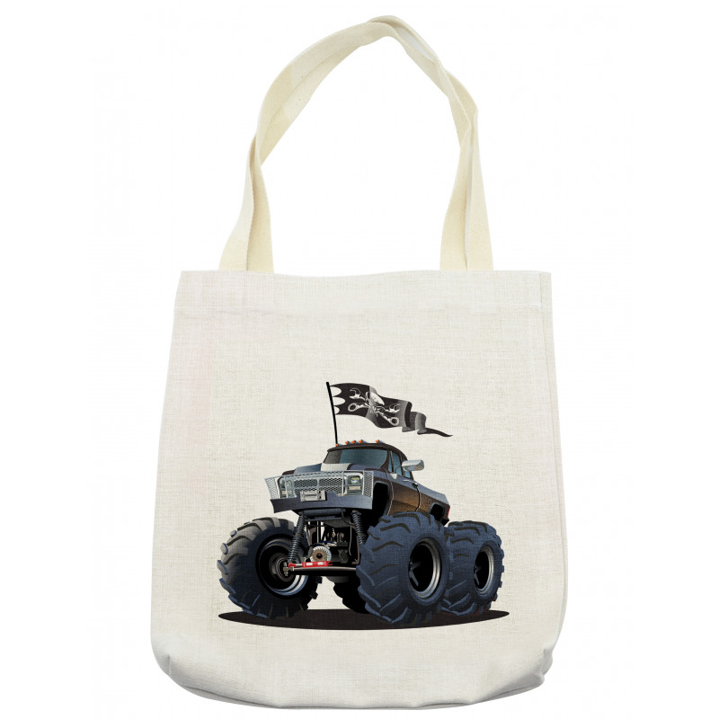 Monster Truck Pirate Tote Bag