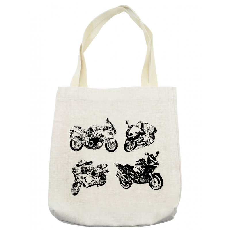 Motorbikes Tote Bag
