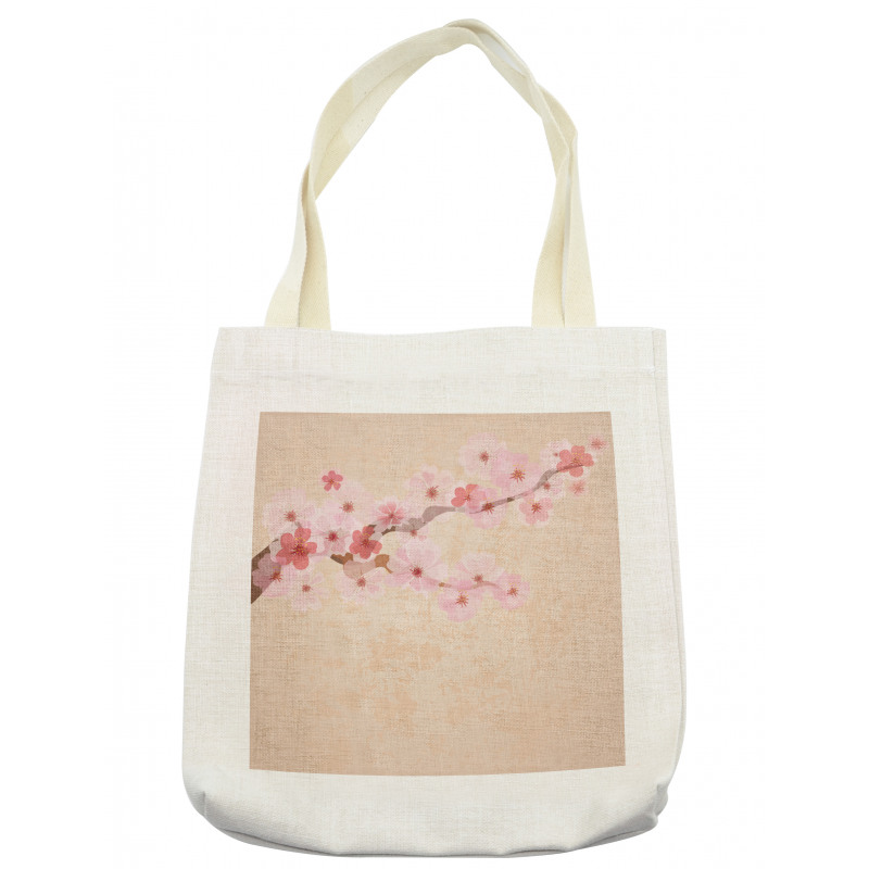 Pink Cherry Blossoms Tote Bag
