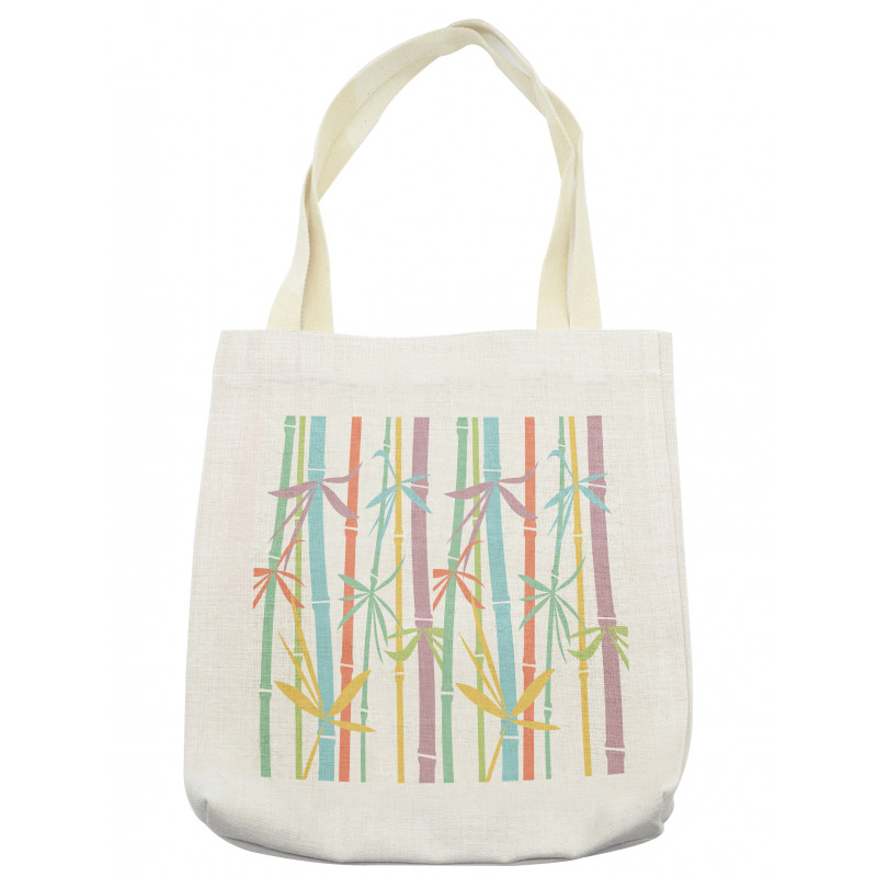 Colorful Bamboo Tree Tote Bag