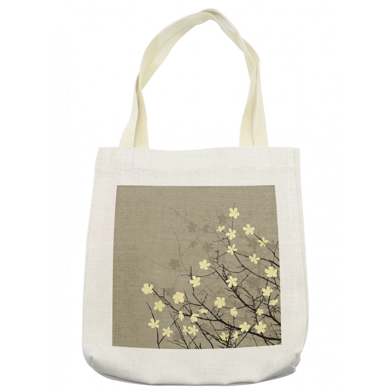 Retro Floral Tote Bag