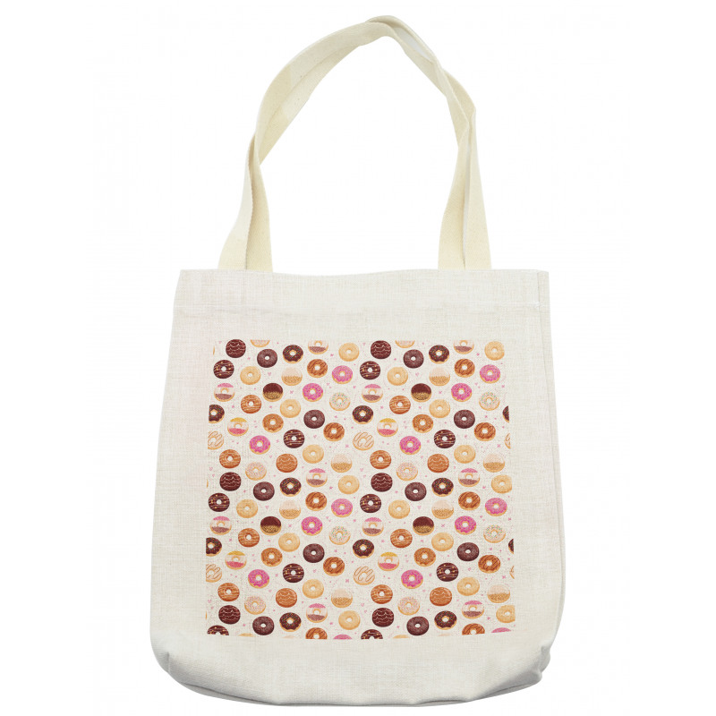 Colorful Yummy Donuts Tote Bag