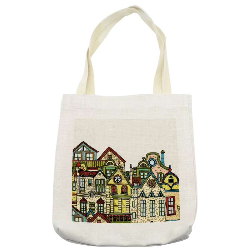 Old Town View Art Tote Bag