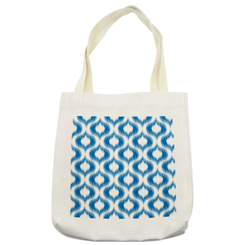 Blurry Damask Motifs Tote Bag