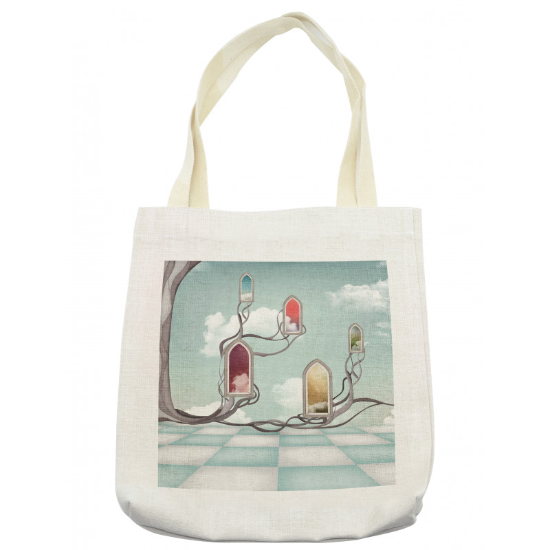 Mirrors over Tree Tote Bag