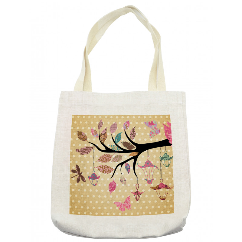 Vintage Boho Tree Tote Bag