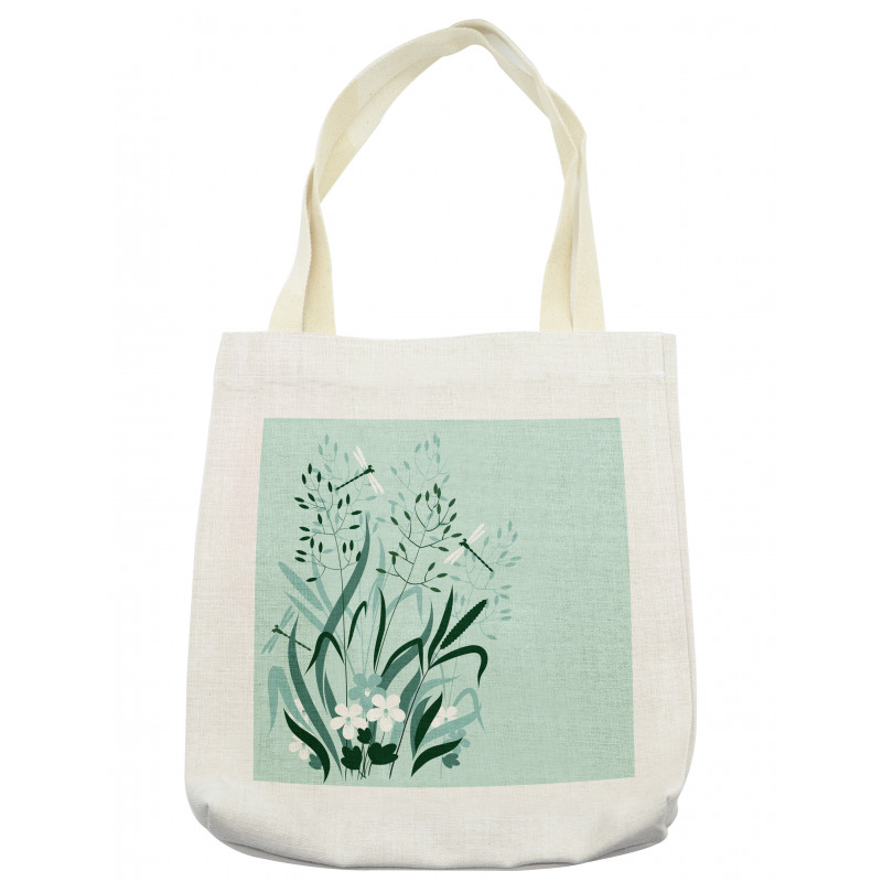 Dragonflies Wild Grass Tote Bag