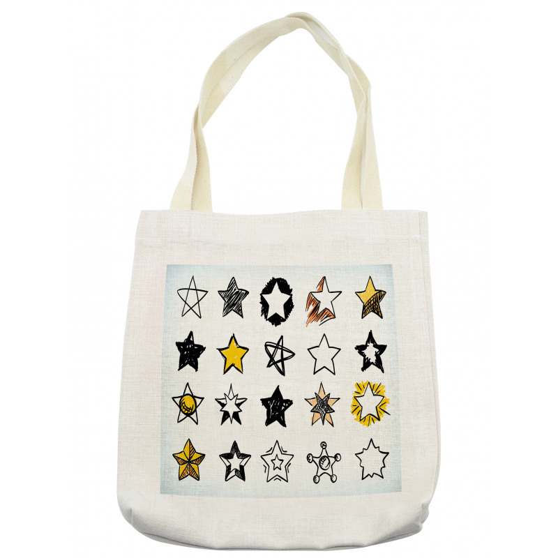 Punk Shapes and Designs Tote Bag