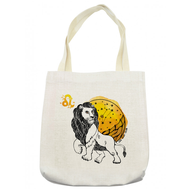 Zodiac Leo Art Tote Bag