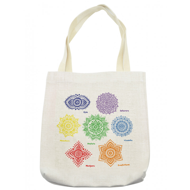 Colorful Chakra Tote Bag