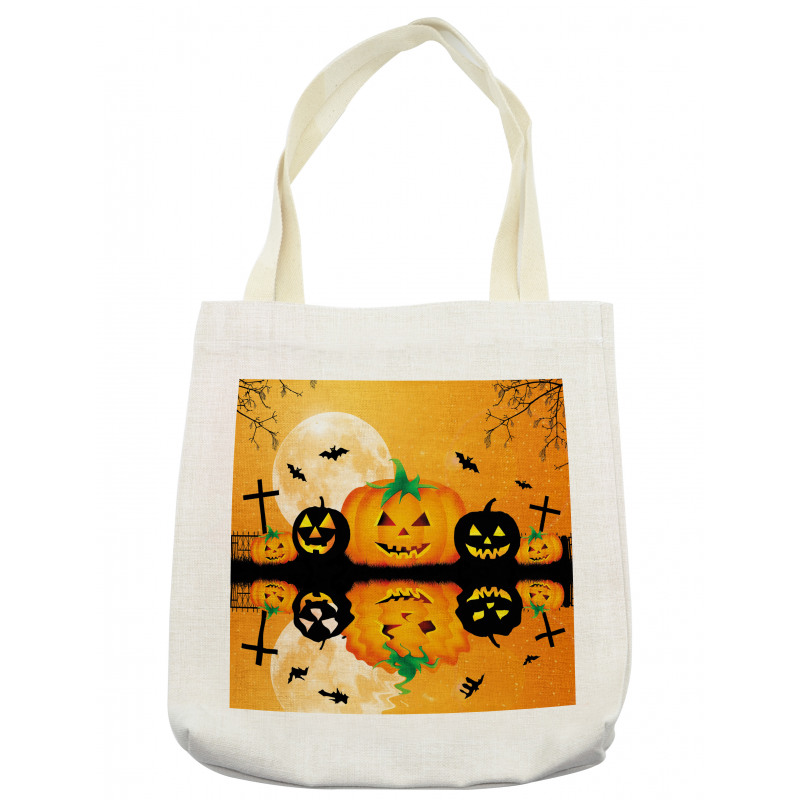 Scary Pumpkin Tote Bag