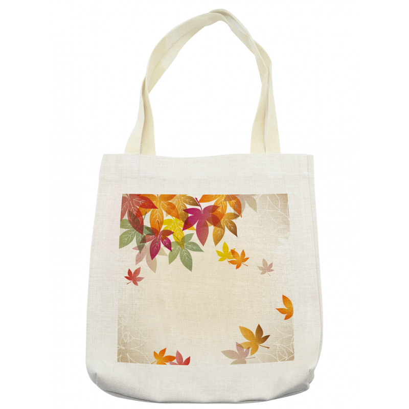 Maple Leaves Pastel Art Tote Bag