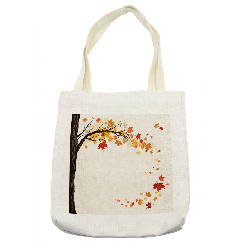 Flying Maple Leaf Seasons Tote Bag